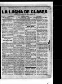 Lucha de Clases, La 1894-1896