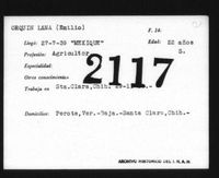 Orquín Lana, Emiliio