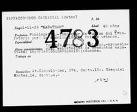 Pappaiconomos Carrascal, Mateo