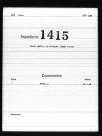 Plans Ametlla de Gonzalez, María Juana