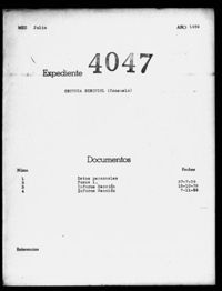 Secunza Ezequiel, Consuelo