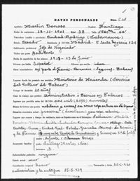 Martín Donoso, Santiago