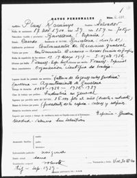 Plans Raminyo, Salvador