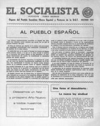 Socialista Interior, El  p 02827 - (1970/12/01)